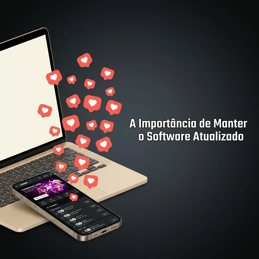 Atualização de software para garantir segurança de dados, corrigir bugs e otimizar o desempenho em plataformas de apostas.