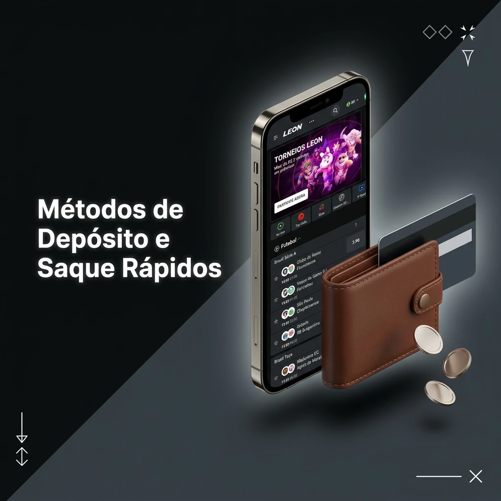 Métodos de depósito e saque rápidos no Brasil, como Pix, PicPay, Visa, MasterCard, Hipercard e Pay4Fun.