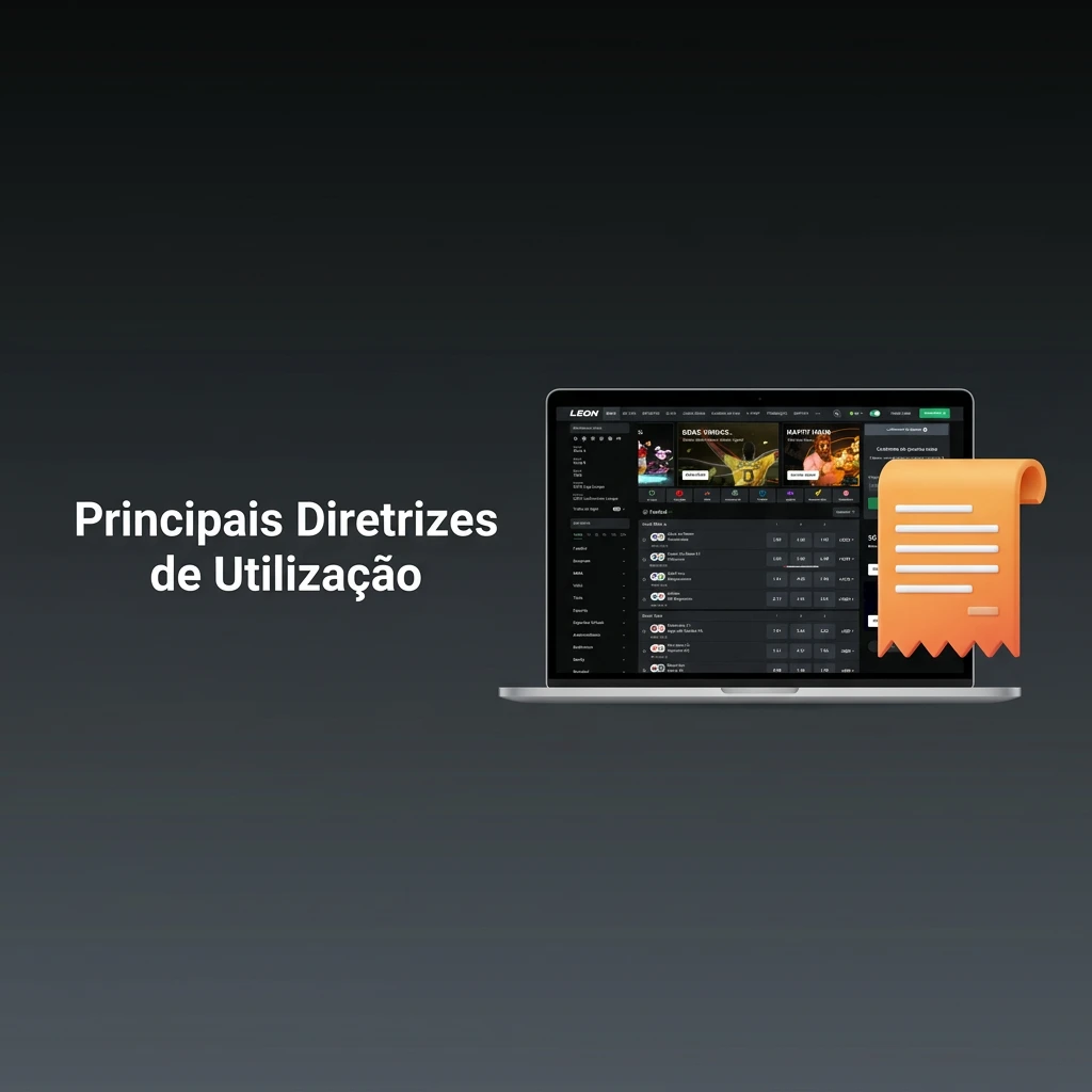 Lista das principais diretrizes de utilização em casas de apostas, como idade mínima, conta única e regras de saque.