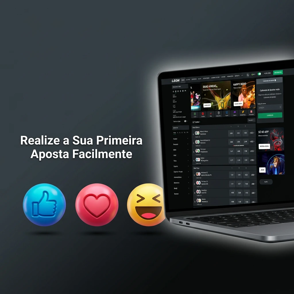 Guia de 5 passos rápidos para realizar sua primeira aposta esportiva, da escolha do jogo à confirmação do bilhete.