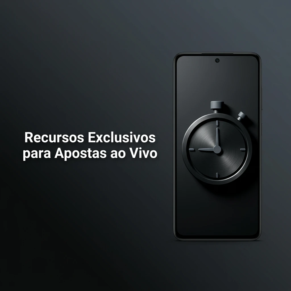 Interface de app de apostas ao vivo com esportes, estatísticas, odds, botão de cash out e transmissão em vídeo.