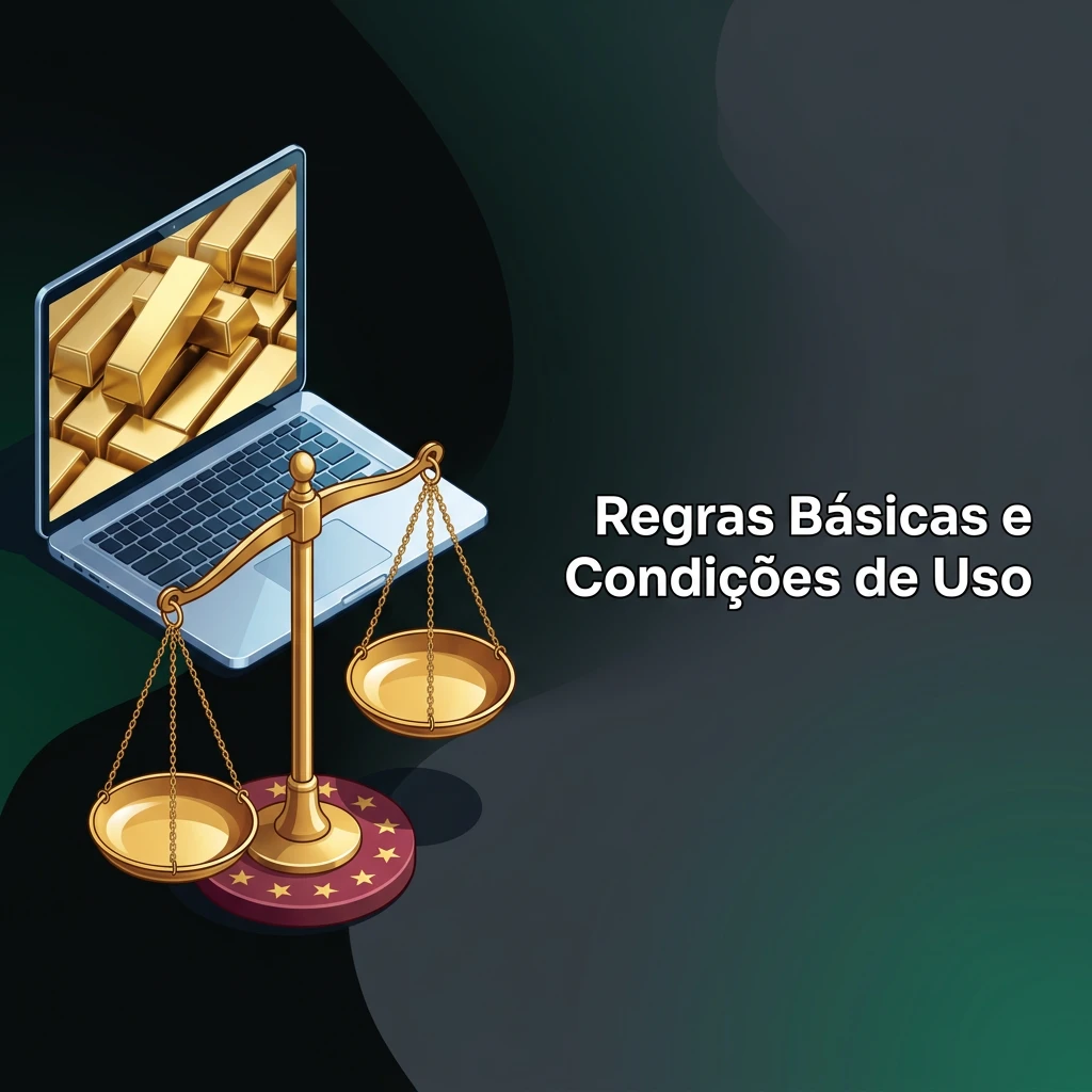 Regras básicas e condições de uso de ofertas de apostas, detalhando requisitos de saque, limites e validade.