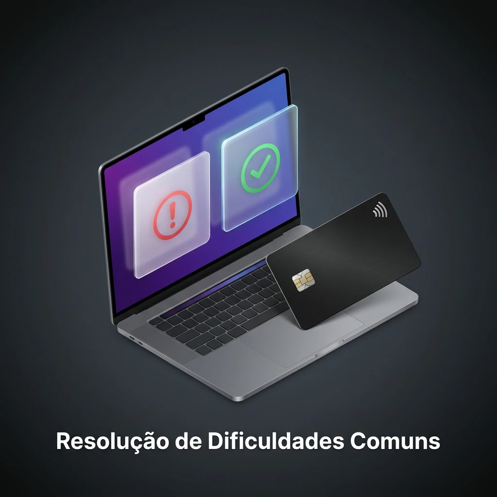 Soluções para dificuldades comuns no gerenciamento da conta, como atrasos, transações recusadas e limites.