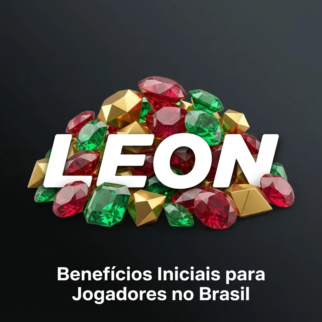 Banner do bônus de boas-vindas LeonBet no Brasil: até BRL 9.500 e 120 rodadas grátis para cassino ou esportes.