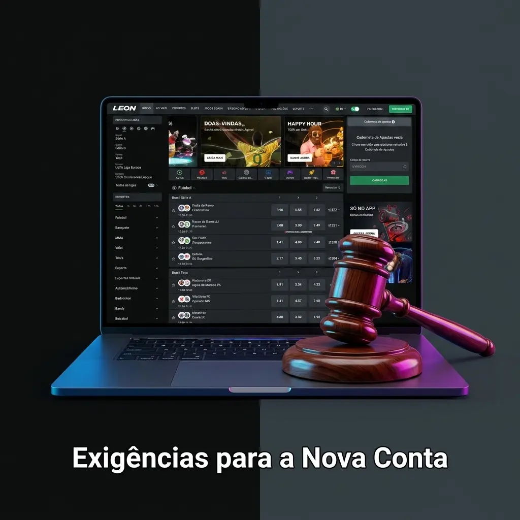 Lista de exigências para criar uma nova conta, incluindo maioridade e veracidade dos dados.